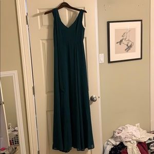 SHOW ME YOUR MUMU Jade colored gown!